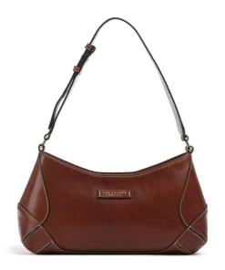 Giorgia Schultertasche fein genarbtes Rindsleder dunkelbraun