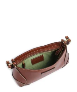 Giorgia Umhängetasche fein genarbtes Rindsleder braun