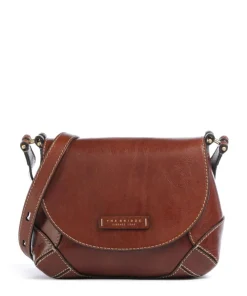 Giorgia Umhängetasche genarbtes Rindsleder dunkelbraun