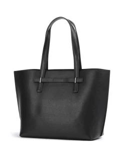 Giove L Shopper Leder schwarz