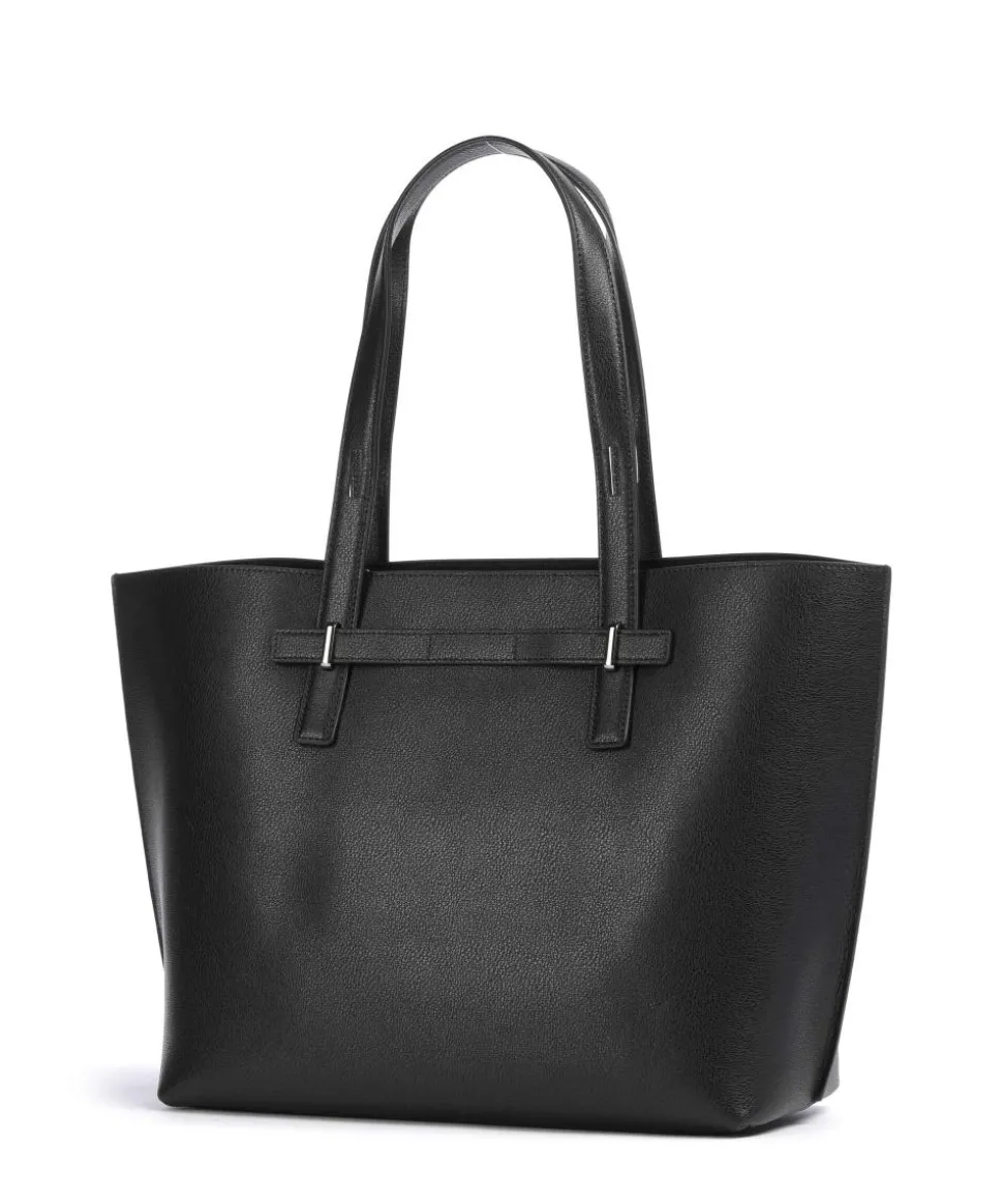 Giove L Shopper Leder schwarz