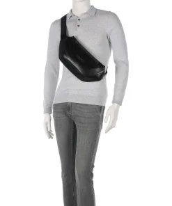 Giulio Gürteltasche Rindsleder schwarz