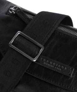 Giulio Gürteltasche Rindsleder schwarz