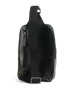 Giulio Slingbag fein genarbtes Rindsleder schwarz