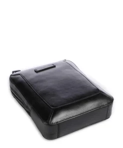 Giulio Umhängetasche fein genarbtes Rindsleder schwarz