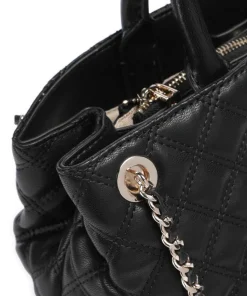 Giully Handtasche Lederimitat schwarz