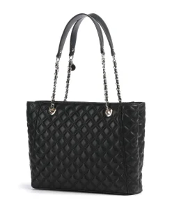 Giully Large Shopper Lederimitat schwarz