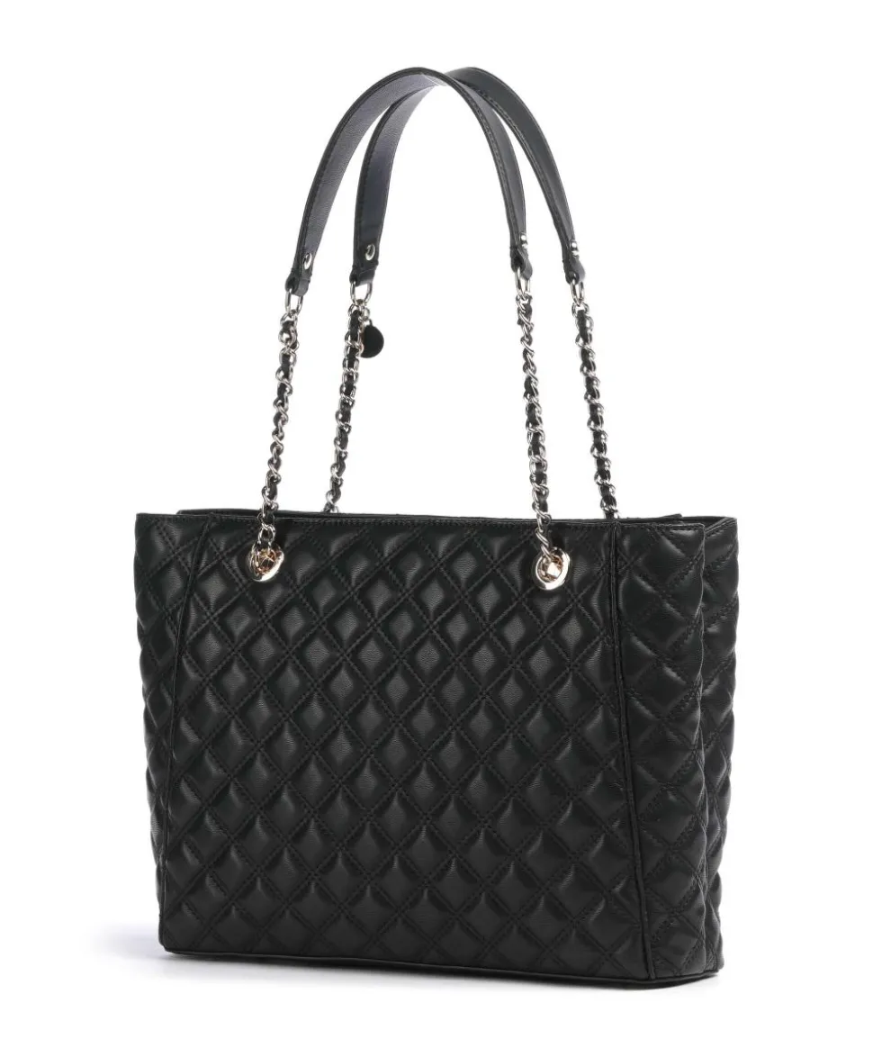 Giully Large Shopper Lederimitat schwarz