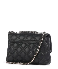 Giully Mini Schultertasche Lederimitat schwarz