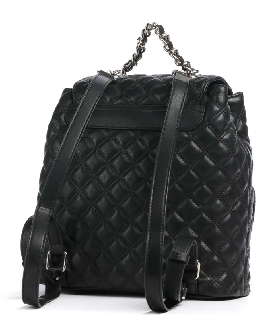 Giully Rucksack Lederimitat schwarz