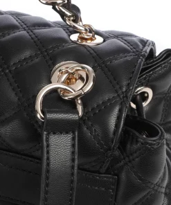 Giully Rucksack Lederimitat schwarz