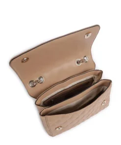 Giully Schultertasche Lederimitat beige