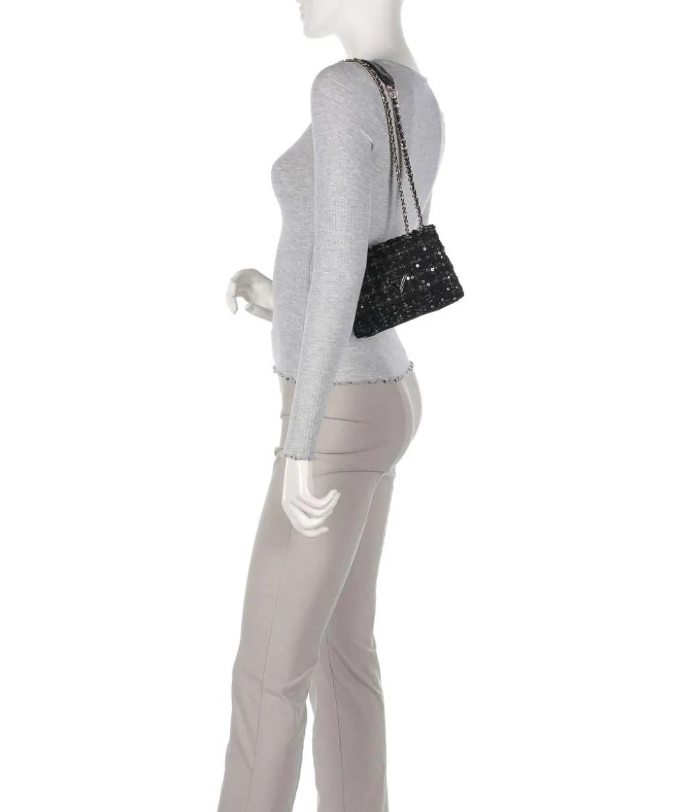 Giully Schultertasche Polyester, Baumwolle schwarz