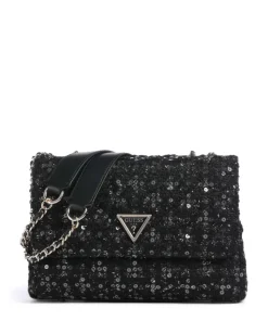 Giully Schultertasche Textil schwarz