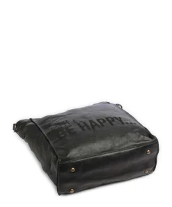 Glücksbrücke 2 Shopper genarbtes Rindsleder khaki