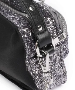 Glitter Helena Umhängetasche recyceltes Polyester silber