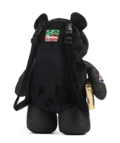 Global Mogul Billionaire Teddy Bear Rucksack Kunststoff schwarz