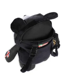 Global Mogul Billionaire Teddy Bear Rucksack Kunststoff schwarz