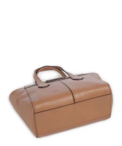 Gloria Handtasche Rindsleder hellbraun