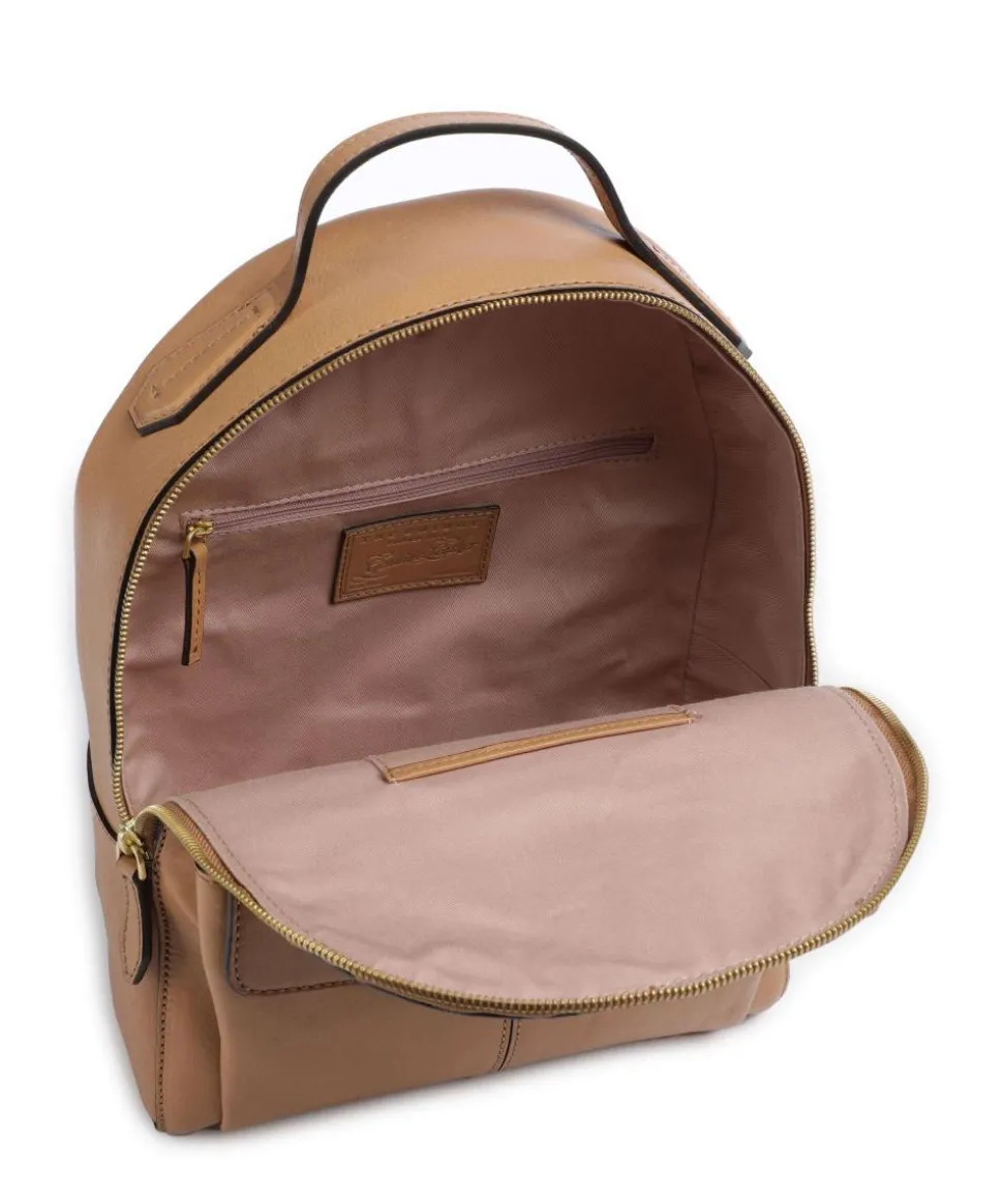 Gloria Rucksack Rindsleder hellbraun