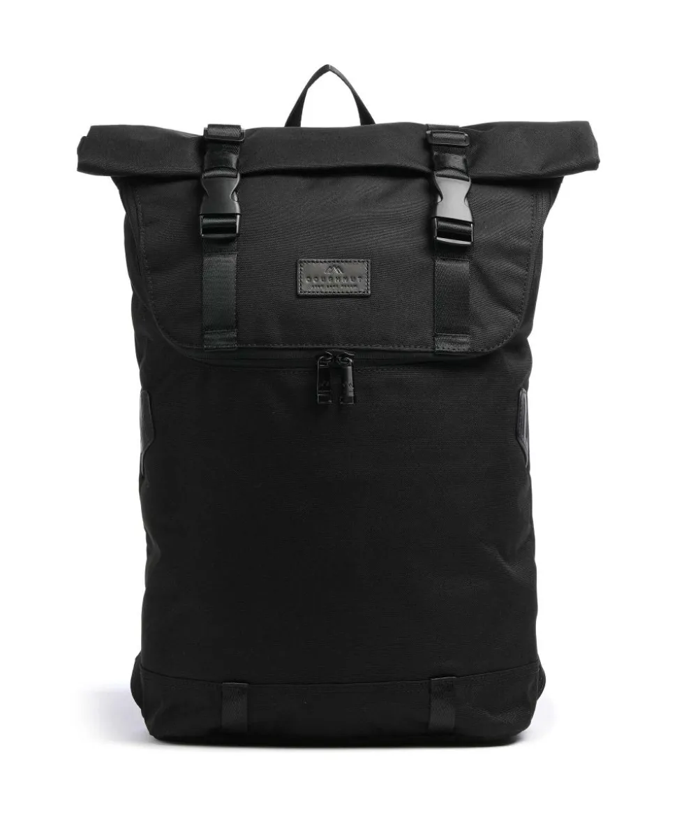 Glossy Blocking Christopher Rolltop Rucksack 15″ Nylon schwarz