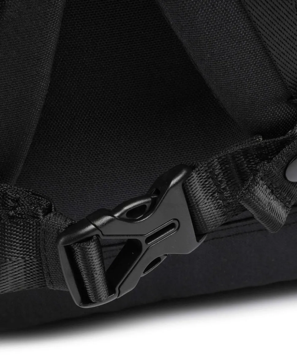 Glossy Blocking Christopher Rolltop Rucksack 15″ Nylon schwarz