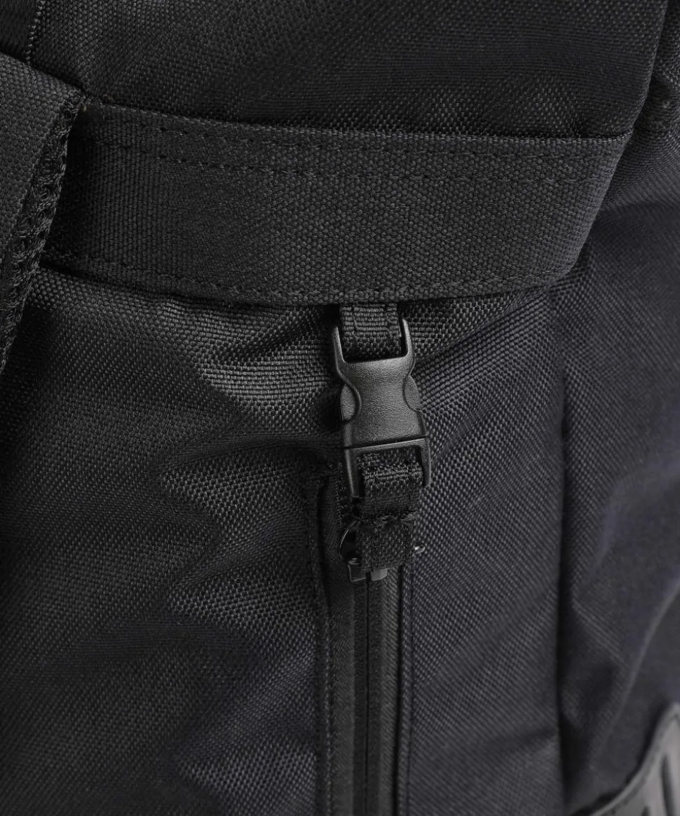 Glossy Blocking Christopher Rolltop Rucksack 15″ Nylon schwarz