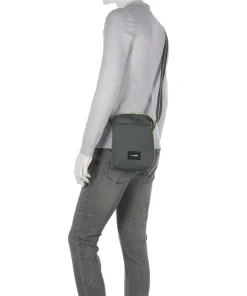 Go Festival Umhängetasche recyceltes Polyester dunkelgrün