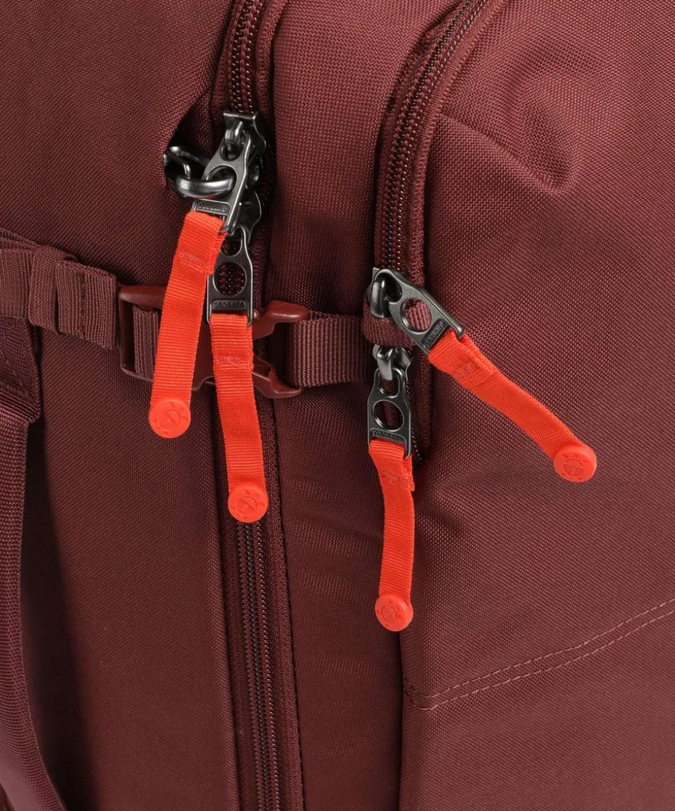 Go 34L Reiserucksack recyceltes Polyester dunkelrot