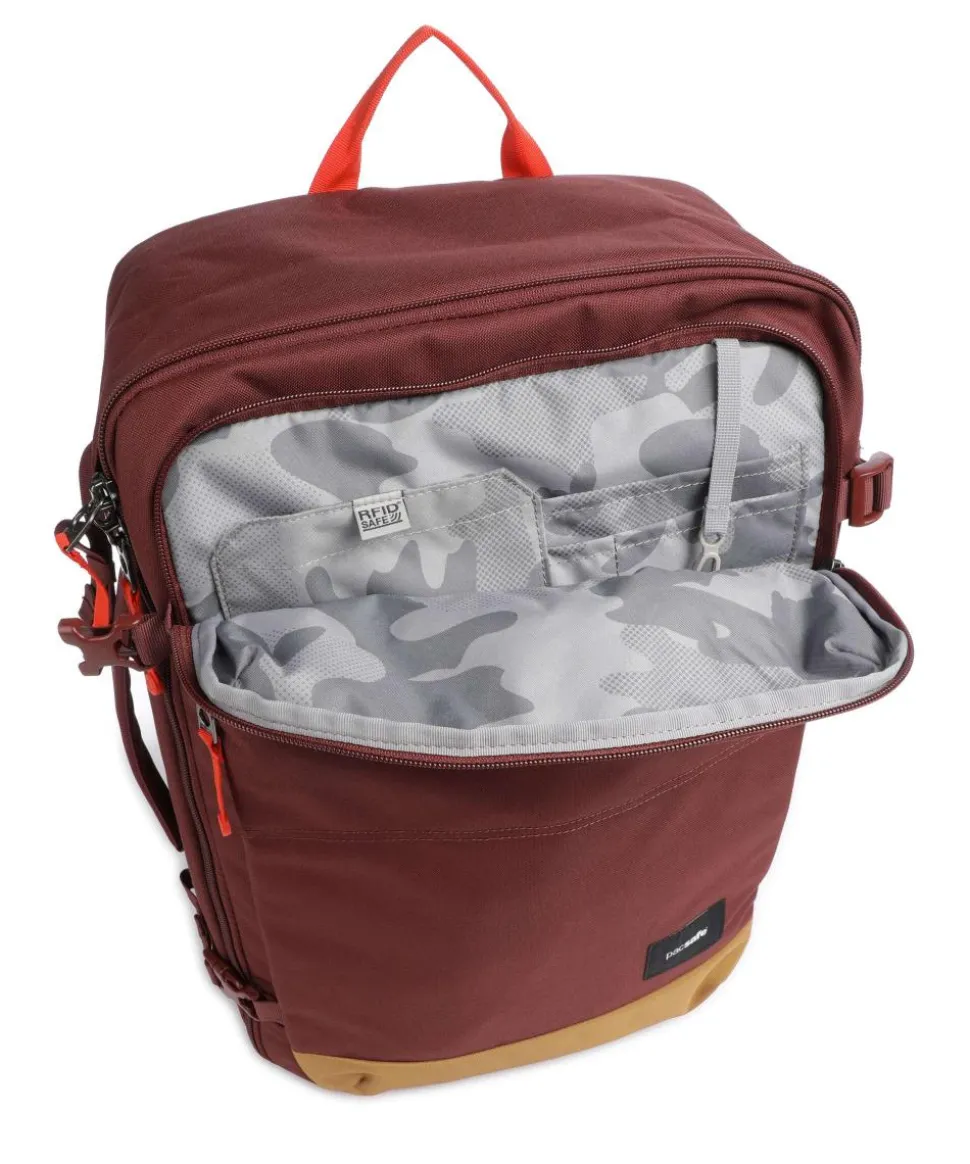 Go 34L Reiserucksack recyceltes Polyester dunkelrot