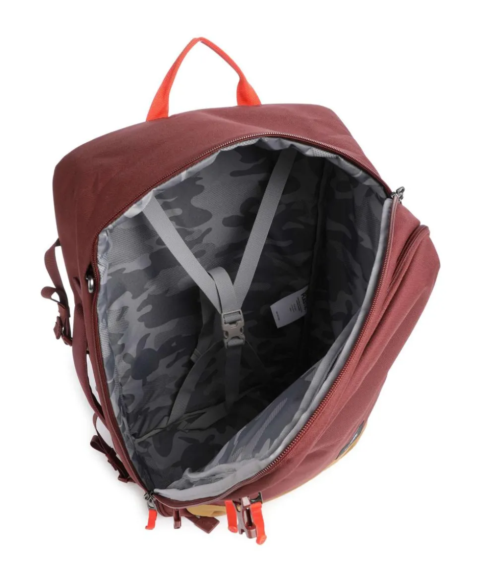 Go 34L Reiserucksack recyceltes Polyester dunkelrot