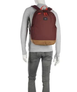 Go 25L Rucksack 16″ recyceltes Polyester dunkelrot