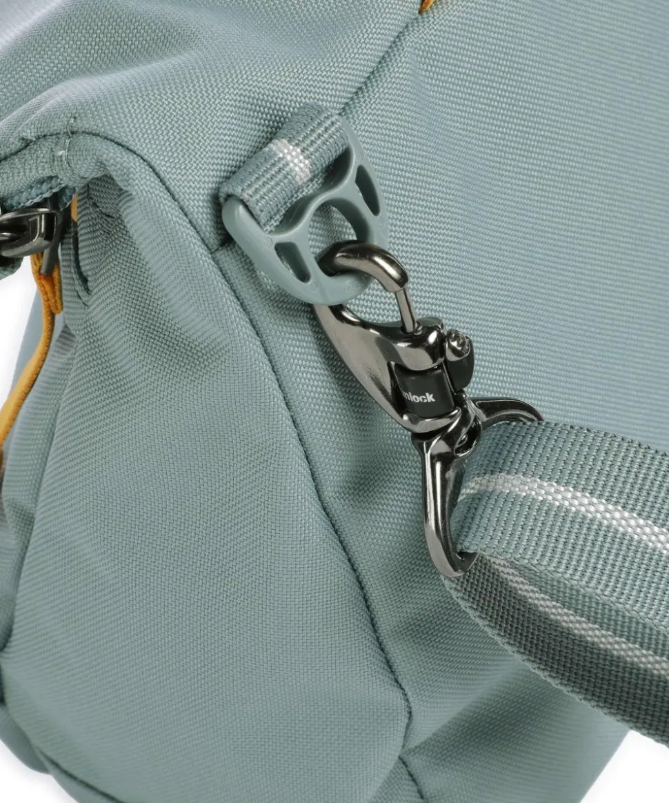 Go Saddle Umhängetasche recyceltes Polyester blaugrau