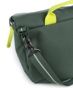 Go Saddle Umhängetasche recyceltes Polyester dunkelgrün