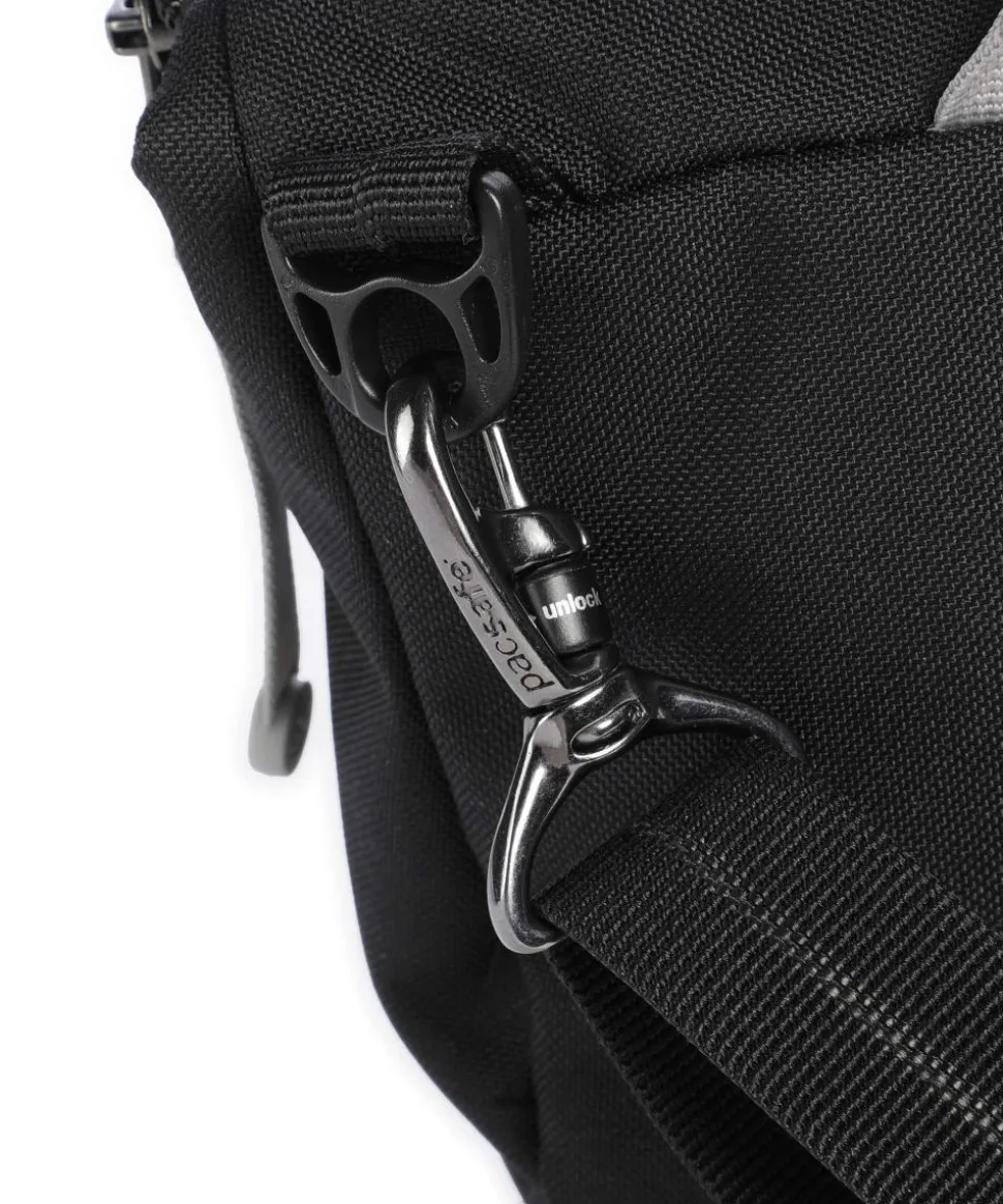 Go Saddle Umhängetasche recyceltes Polyester schwarz