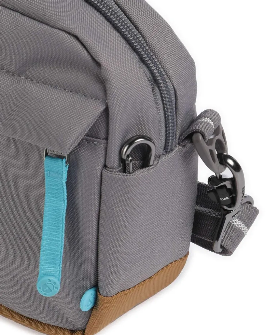 Go Umhängetasche recyceltes Polyester grau