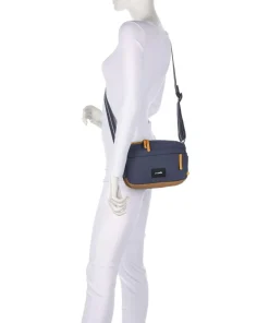 Go Umhängetasche recyceltes Polyester dunkelblau