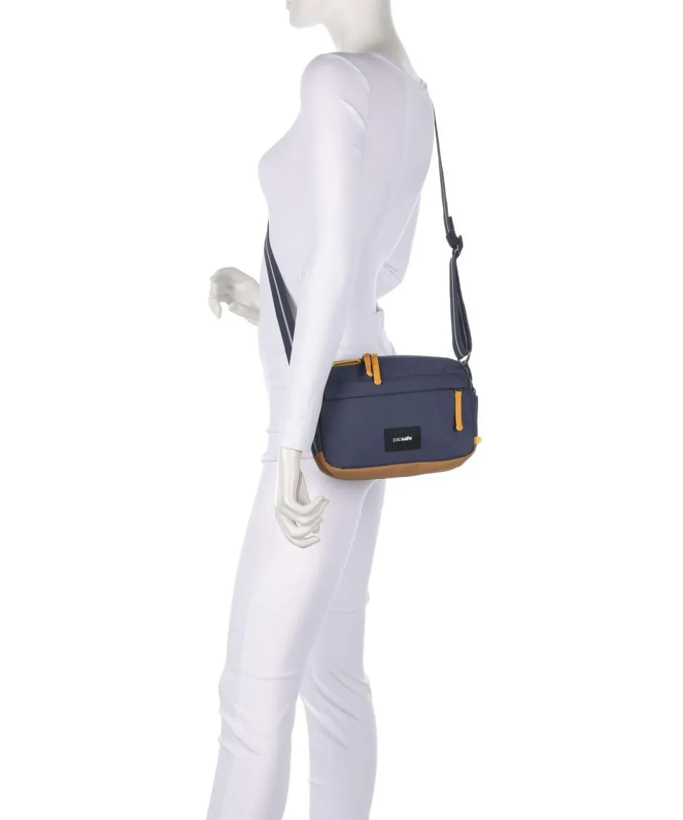 Go Umhängetasche recyceltes Polyester dunkelblau