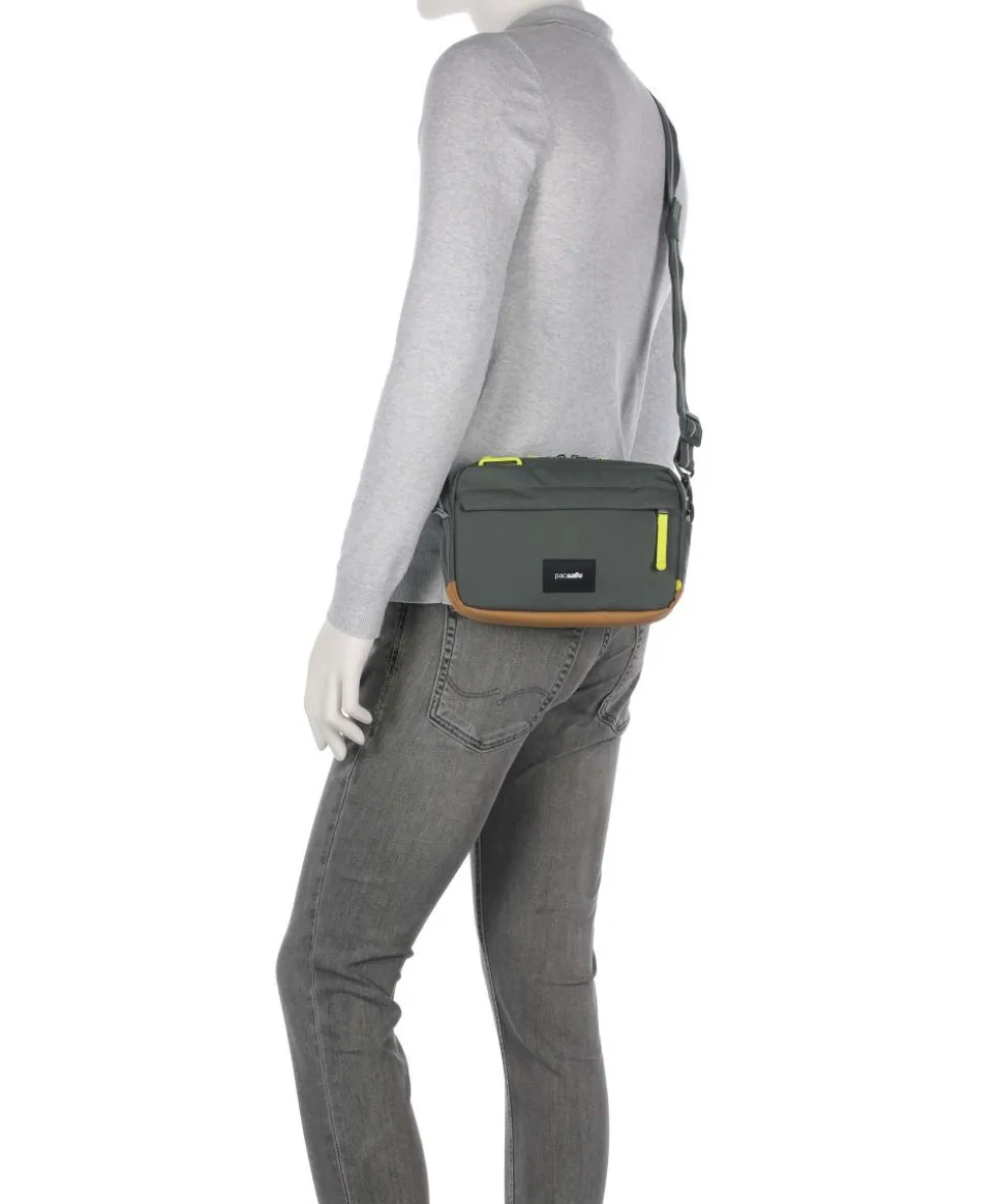 Go Umhängetasche recyceltes Polyester dunkelgrün