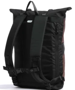 Go Wild Christopher Small Rolltop Rucksack 15″ recyceltes Nylon braun/schwarz