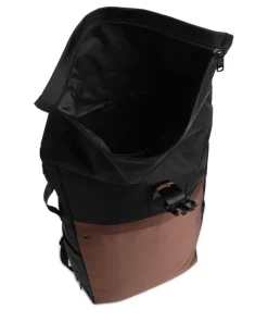 Go Wild Jetpack Rolltop Rucksack 15″ recyceltes Nylon braun/schwarz