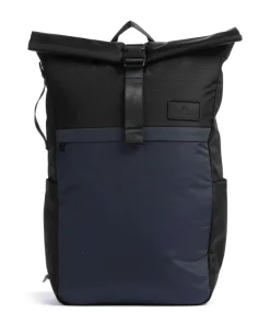 Go Wild Jetpack Rolltop Rucksack 15″ recyceltes Nylon schwarz/blau
