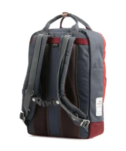 Go Wild Macaroon Large Rucksack 15″ recyceltes Nylon blau/rot