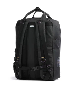 Go Wild Macaroon Large Rucksack 15″ recyceltes Nylon schwarz