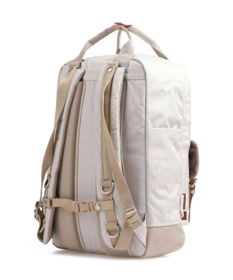 Go Wild Macaroon Large Rucksack 15″ recyceltes Nylon elfenbein