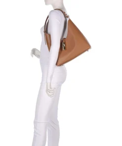 Goccia M Beuteltasche fein genarbtes Kalbsleder braun