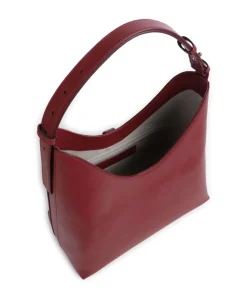 Goccia M Beuteltasche fein genarbtes Kalbsleder dunkelrot