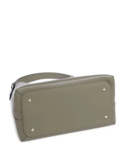 Goccia M Beuteltasche fein genarbtes Kalbsleder olivgrün