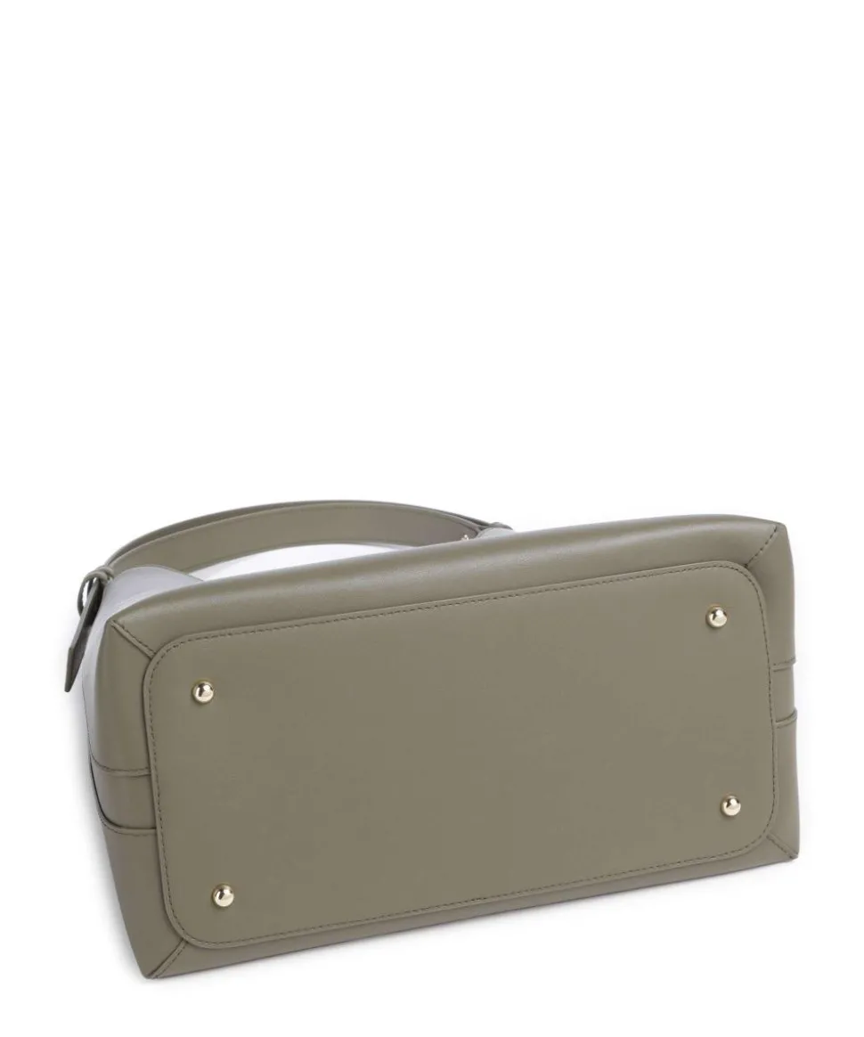 Goccia M Beuteltasche fein genarbtes Kalbsleder olivgrün