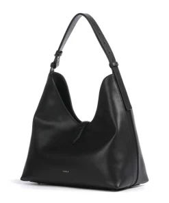 Goccia M Beuteltasche fein genarbtes Kalbsleder schwarz